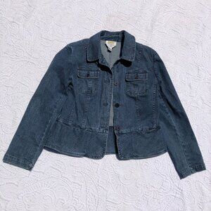 Vintage Women's Talbots Jean Jacket Hong Kong Sz 10P